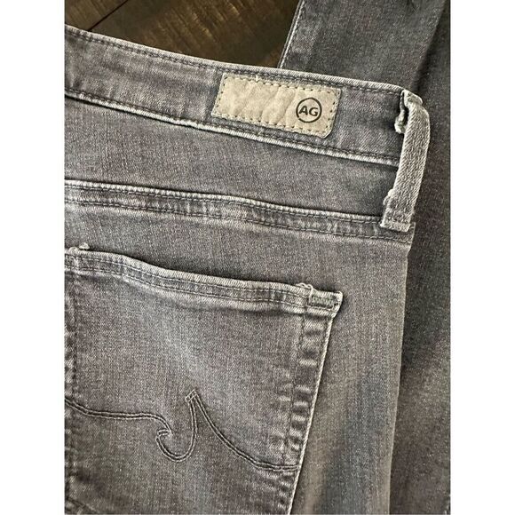 AG Adriano Goldschmied Gray The Prima Mid Rise Cigarette Skinny Stretch Jeans Si - Picture 6 of 7